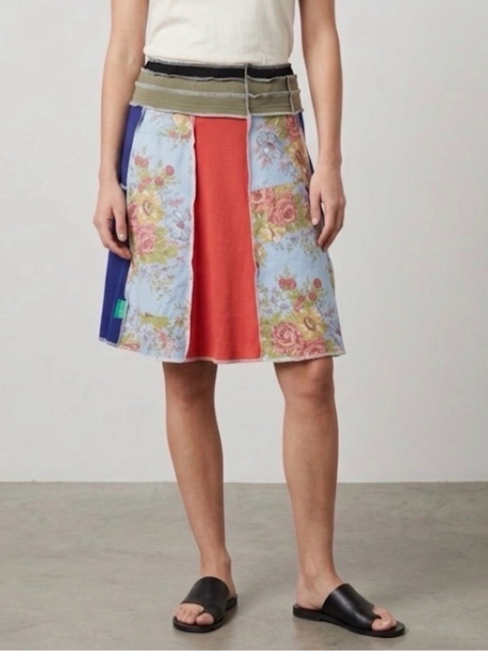 💕Silent Show Pick 💕boho patchwork a- line skirt